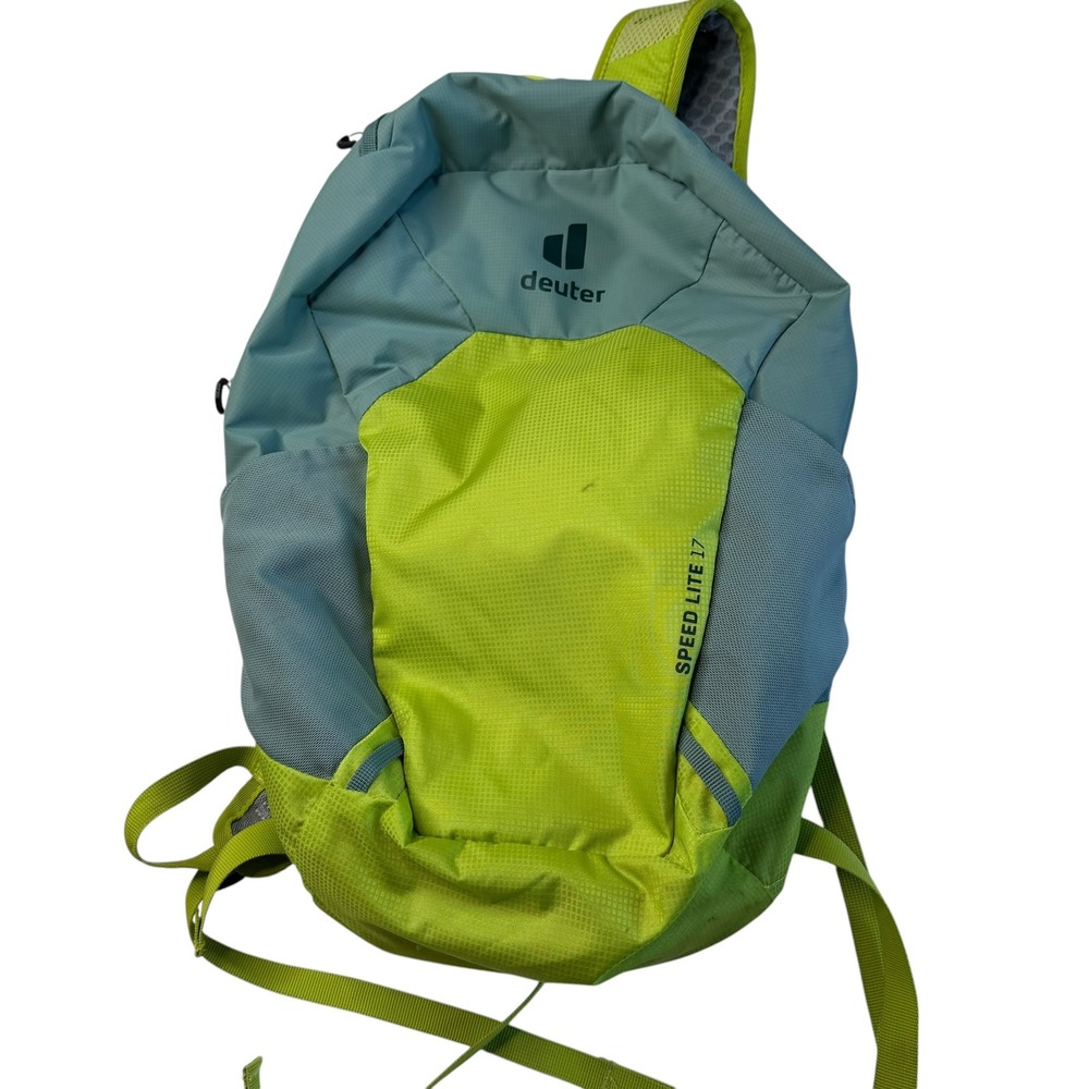 DEUTER Speed Lite 17 Backpack Green Teal Hiking Daypack Unisex OS Good
